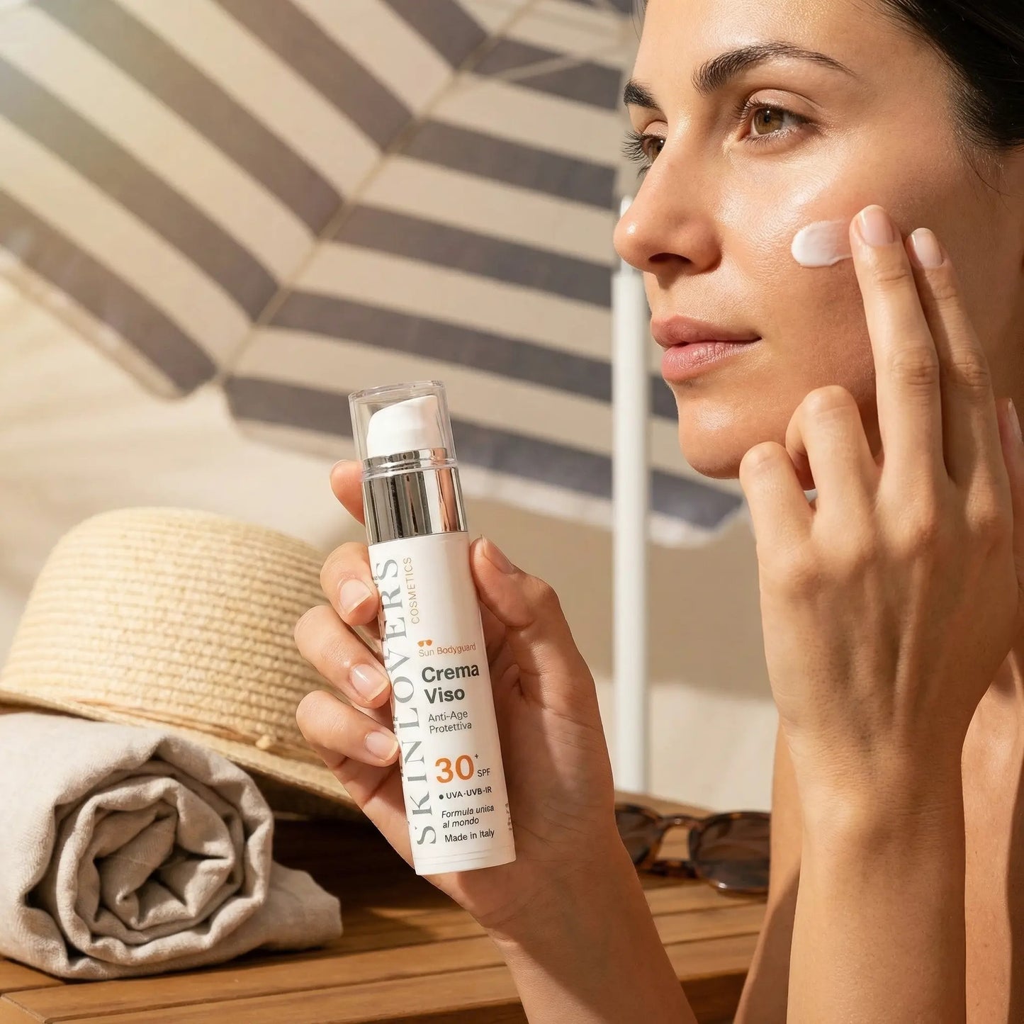 Crema Protettiva Viso Anti Age SPF30