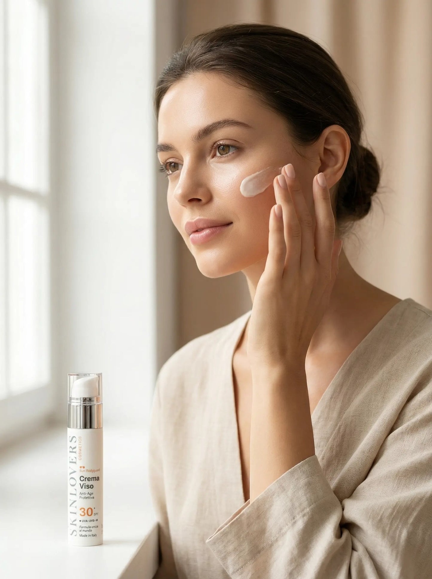 Crema Protettiva Viso Anti Age SPF30